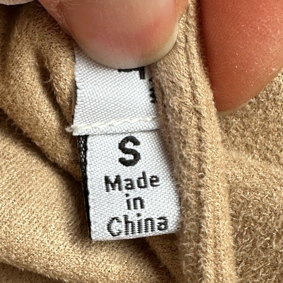 GRETCHEN SCOTT WATERFALL SUEDE LIGHT TAN JACKET, SIZE S - Picture 9 of 13